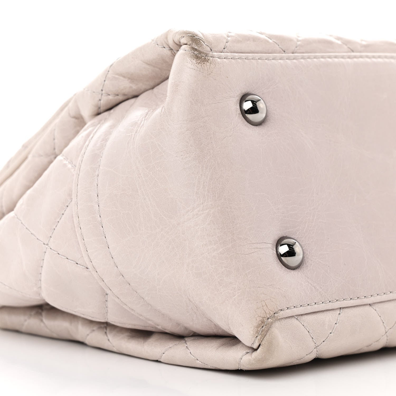 Chanel Glazed Calfskin Quilted Medium Lady Pearly Flap Light Beige 11 of 15