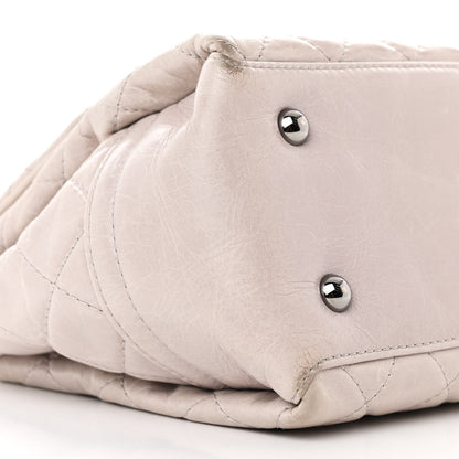 Chanel Glazed Calfskin Quilted Medium Lady Pearly Flap Light Beige 11 of 15