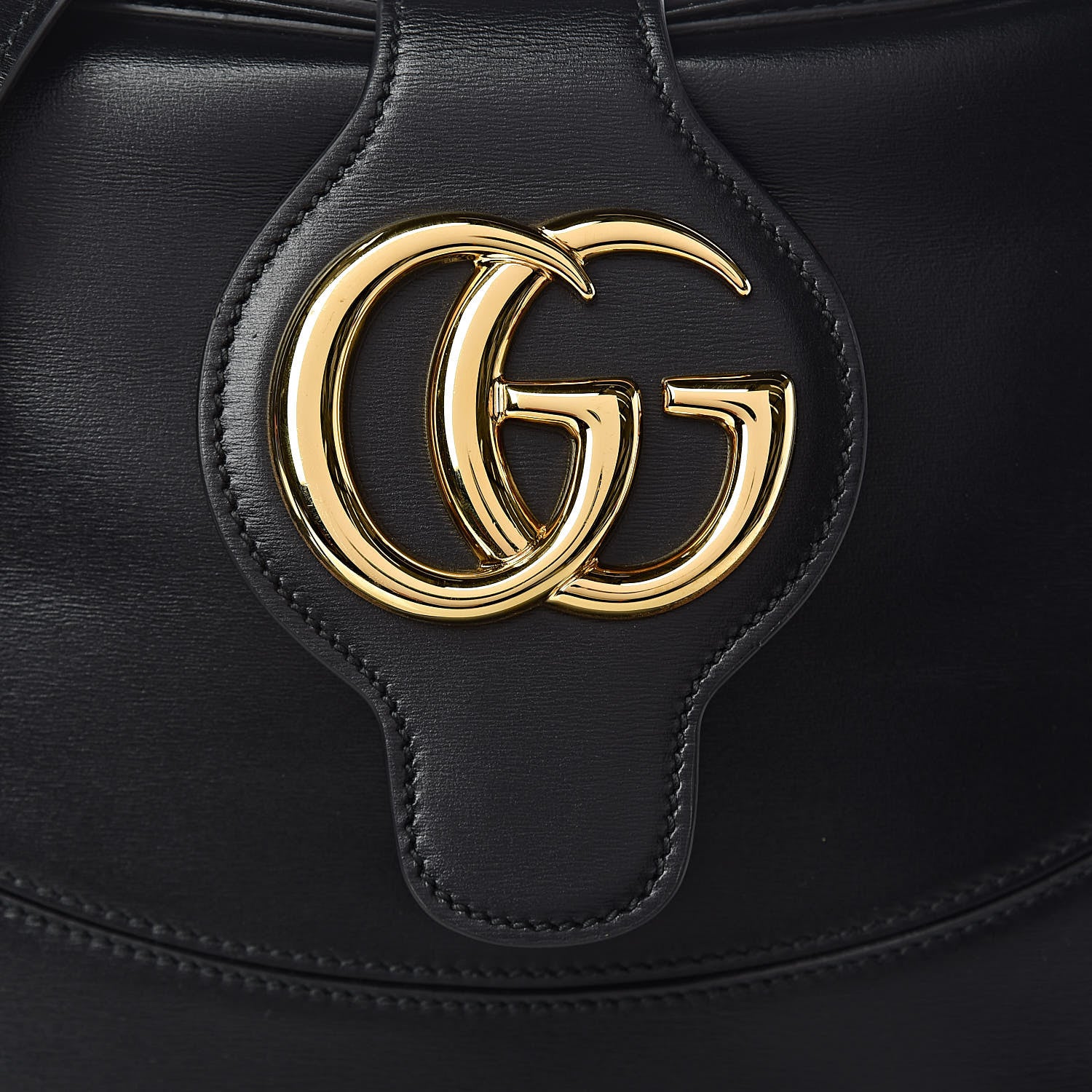 Gucci Calfskin Medium Arli Shoulder Bag Black 11 of 11