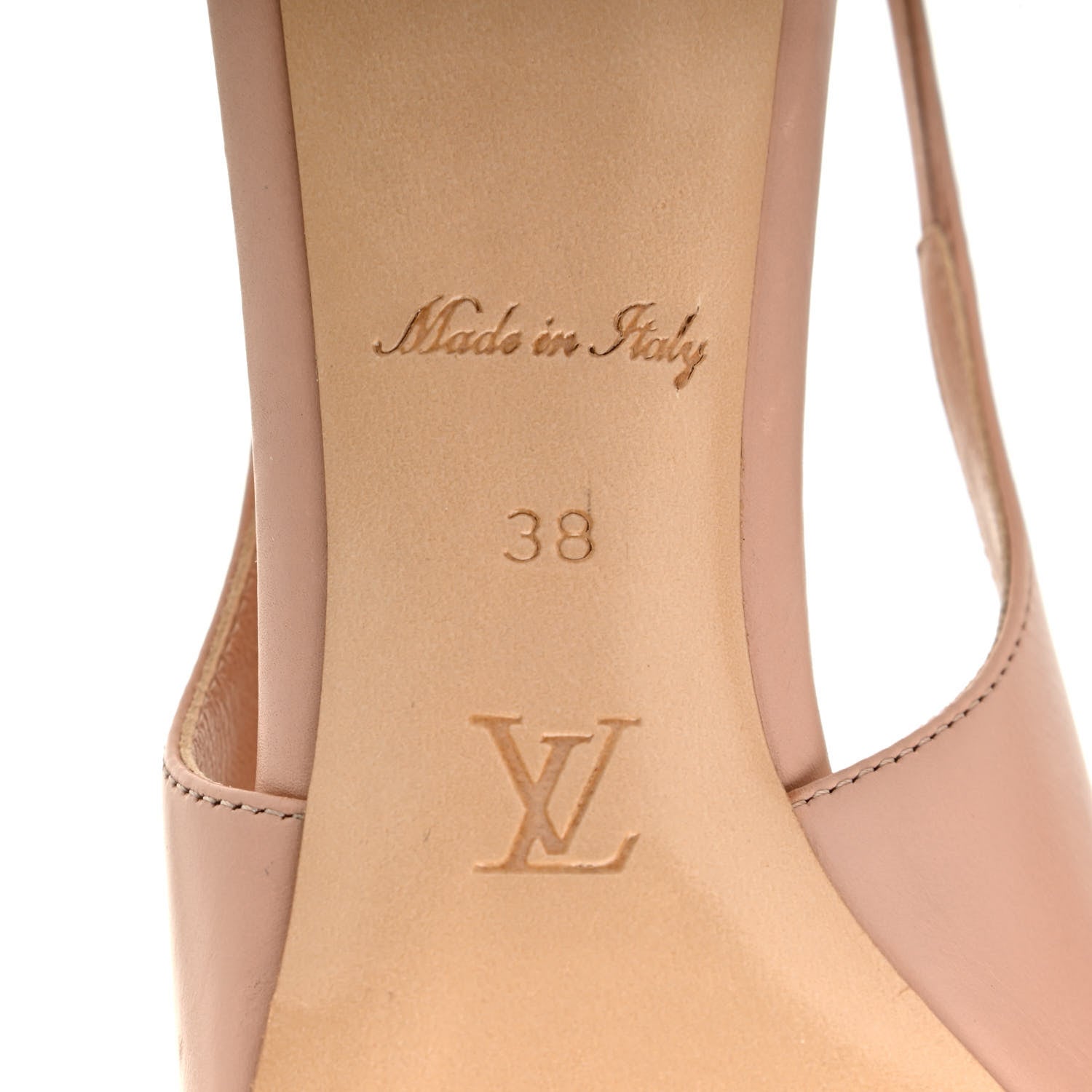 Louis Vuitton Calfskin Urban Twist Slingback Pumps 38 Pink Silver 7 of 10