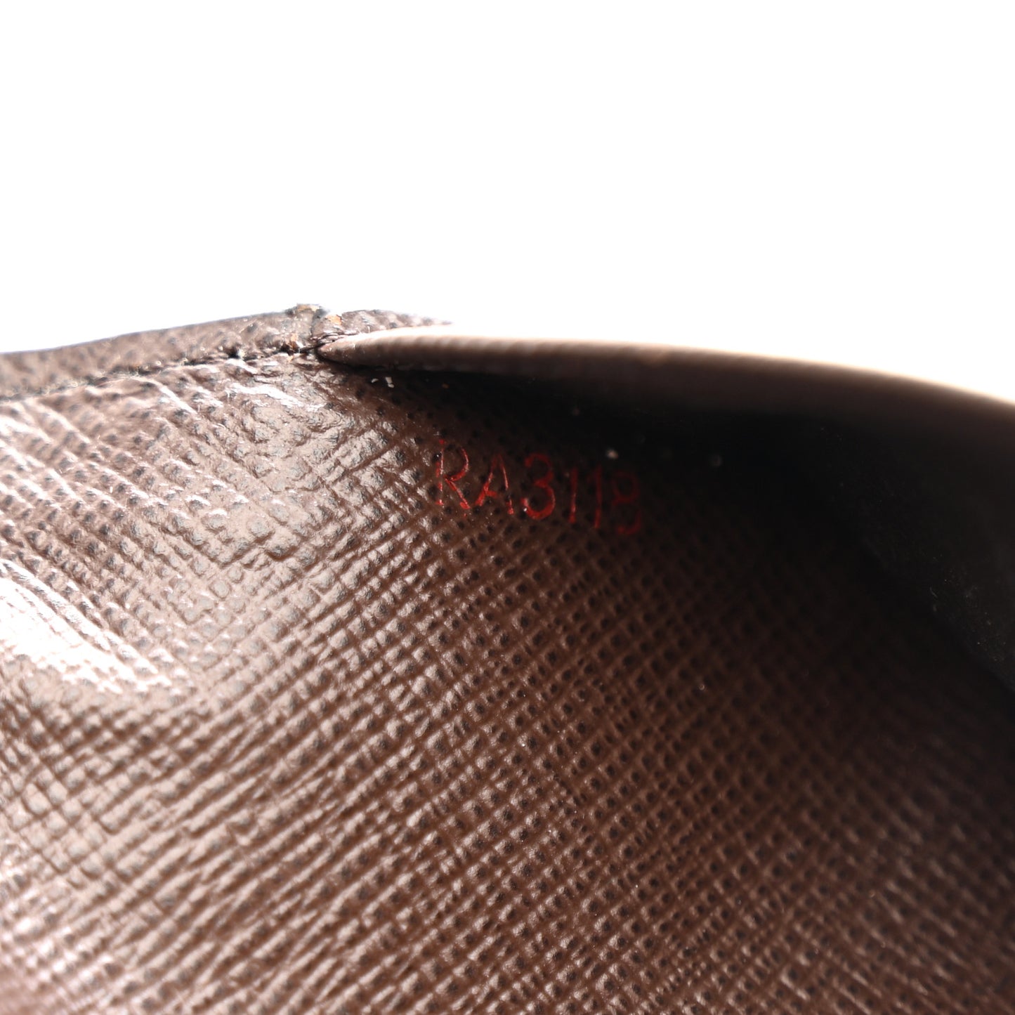 Damier Ebene Checkbook Cover Wallet