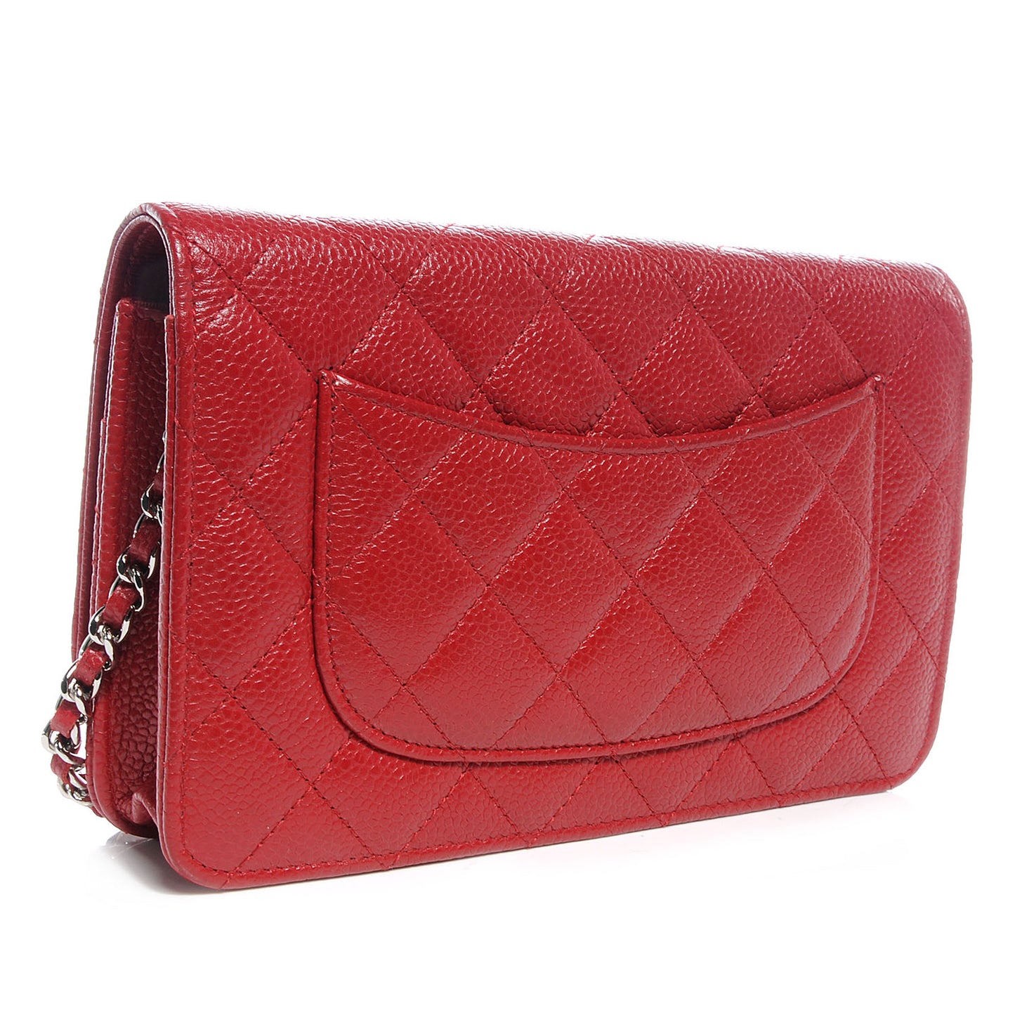 Caviar Classic Wallet on Chain WOC Red