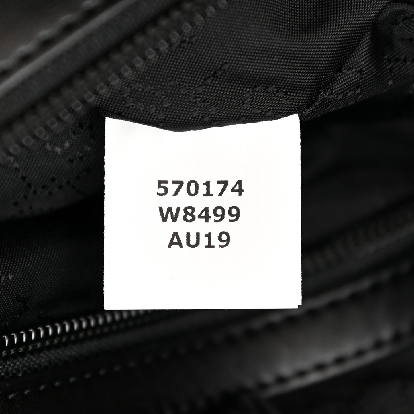 Nylon Falabella Logo Go Backpack Black White