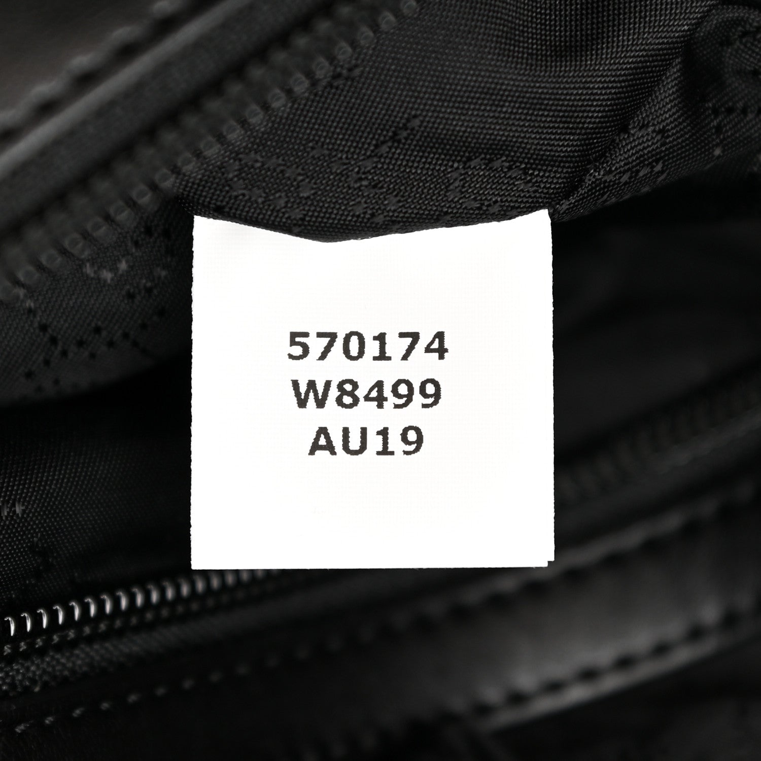Stella McCartney Nylon Falabella Logo Go Backpack Black White 7 of 10