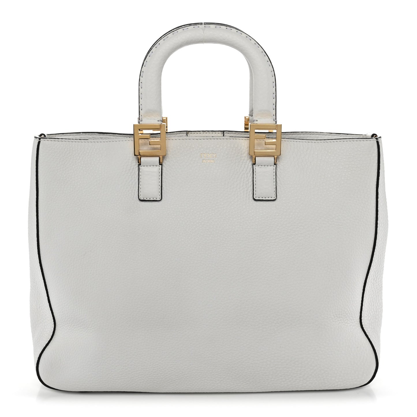 Vitello Glacier Medium FF Tote White