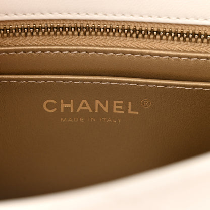Chanel Lambskin Quilted Mini Pearl Crush Flap White 6 of 11