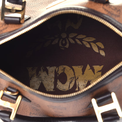 MCM Visetos Dog Bone Boston Bag Brown 5 of 11