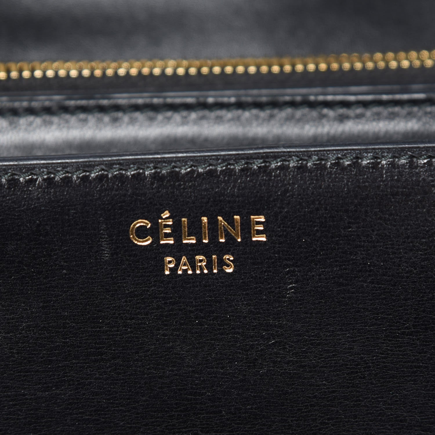 Celine Box Calfskin Medium Classic Box Flap Bag Black 6 of 16