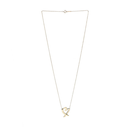 Tiffany 18K Yellow Gold Small Paloma Picasso Loving Heart Pendant Necklace 3 of 7