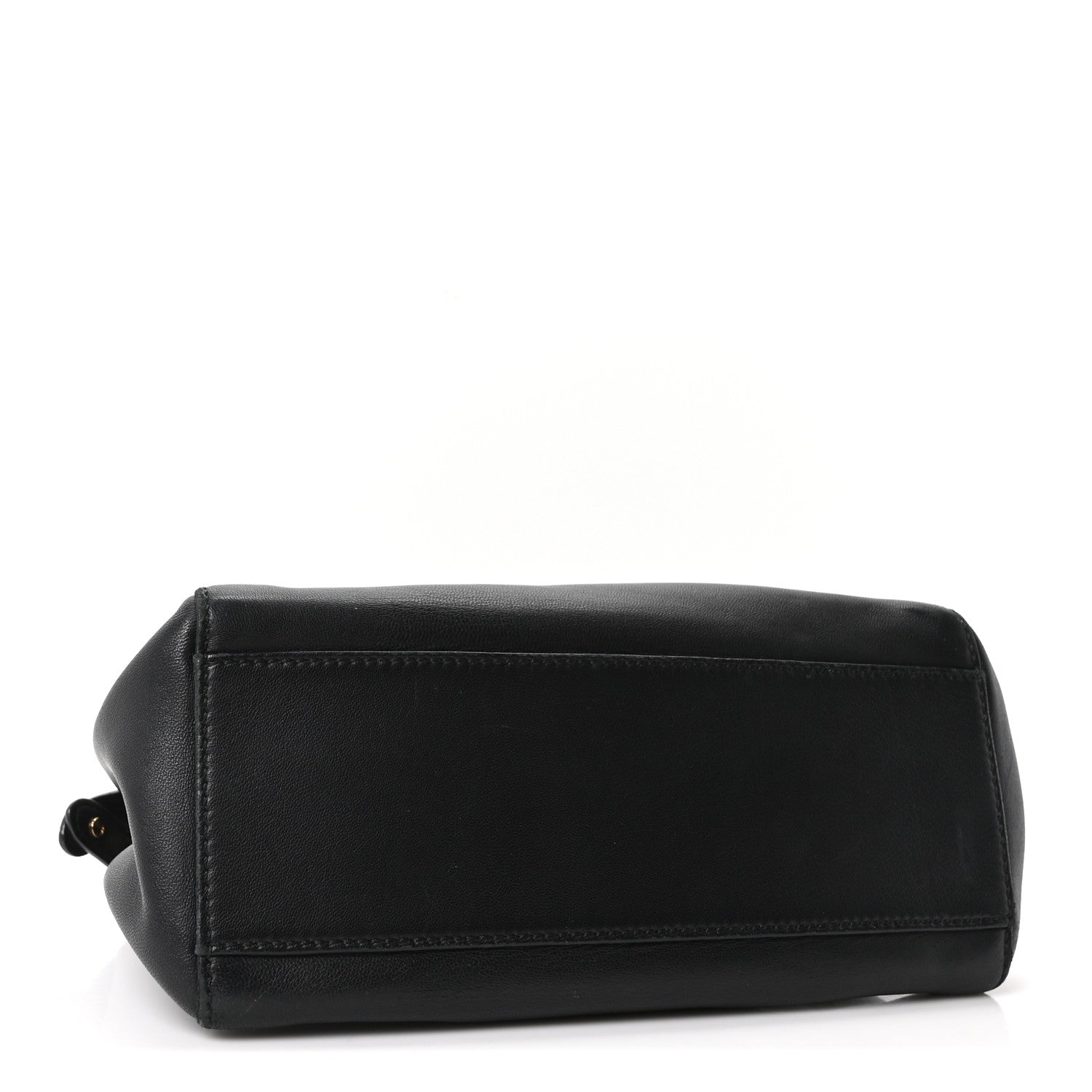 Fendi Nappa Mini Peekaboo Iconic Satchel Black 4 of 9