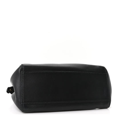 Fendi Nappa Mini Peekaboo Iconic Satchel Black 4 of 9