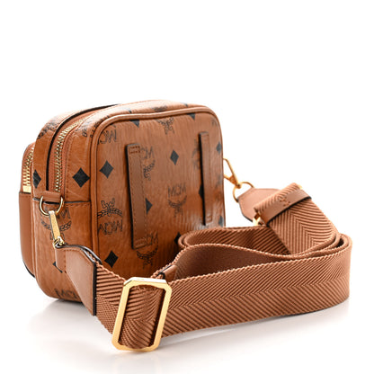 MCM Visetos Monogram Small Aren Crossbody Cognac 4 of 10