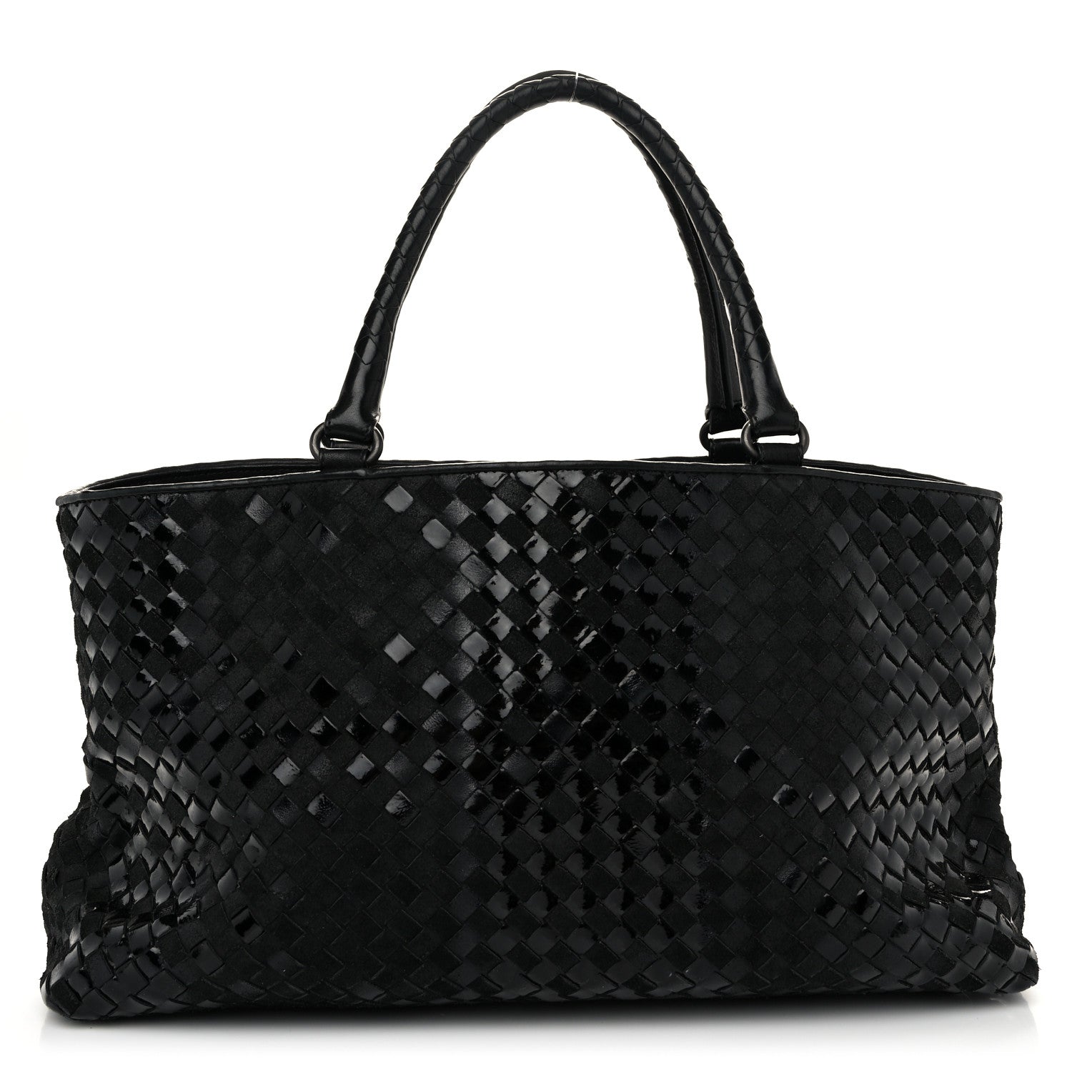 Bottega Veneta Intrecciato Rugiada Vintaga Medium Shopper Black 1 of 13