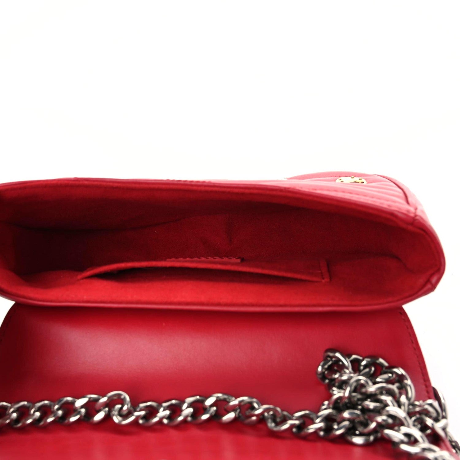 Louis Vuitton Calfskin Love Lock New Wave Chain PM Red 8 of 10