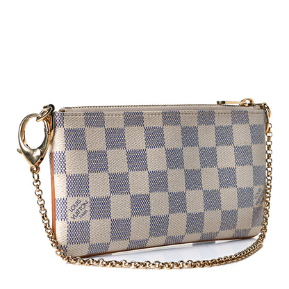 Louis Vuitton Damier Azur Pochette Milla MM 2 of 6