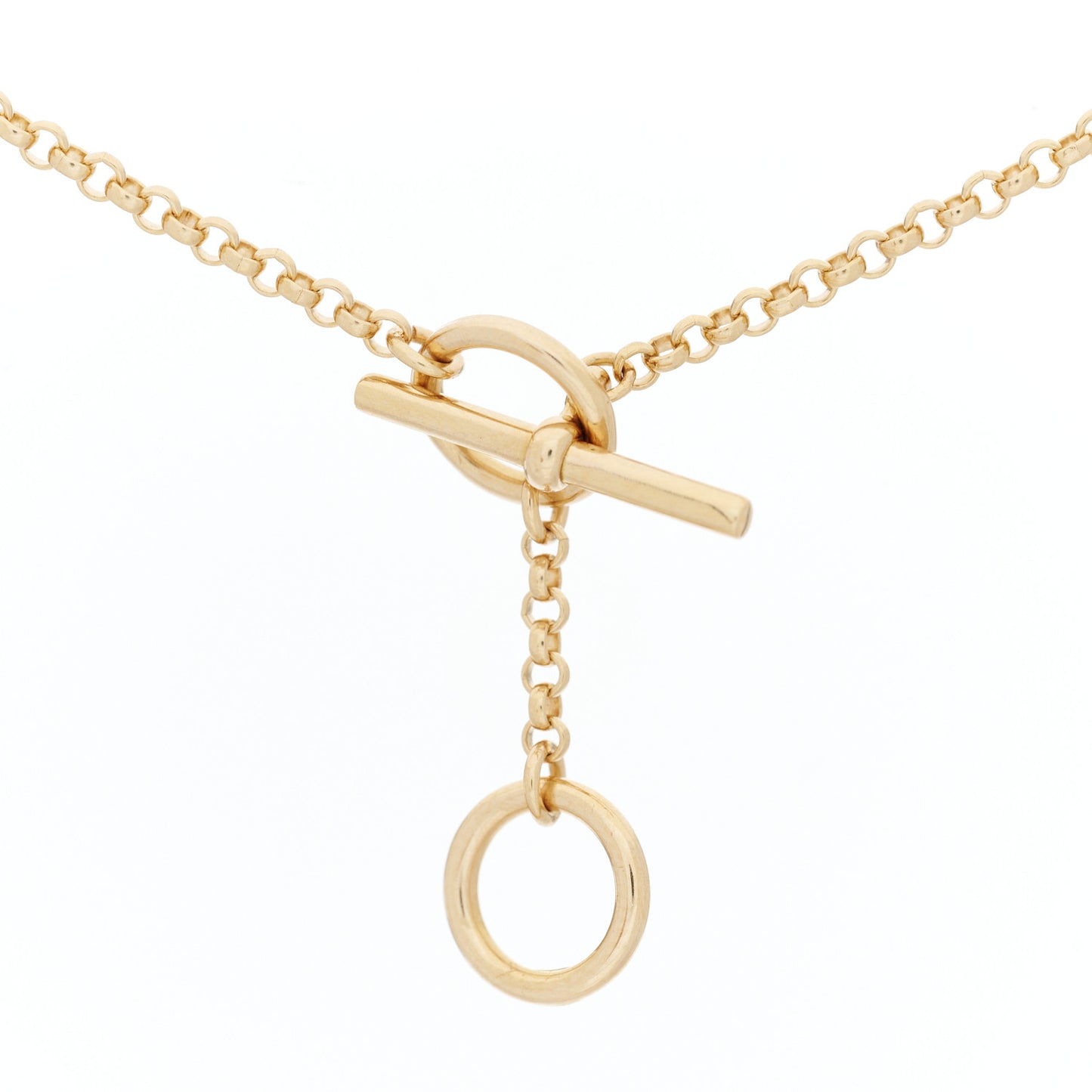18K Rose Gold Diamond Gambade Pendant Necklace
