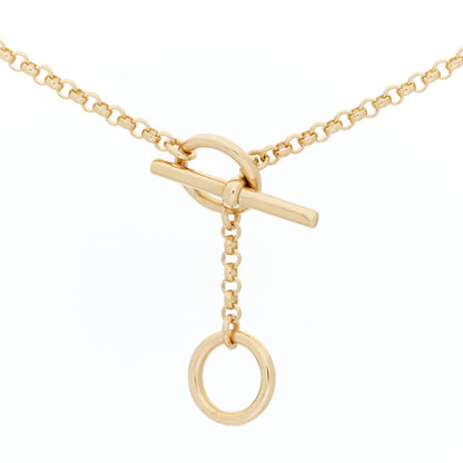 Hermes 18K Rose Gold Diamond Gambade Pendant Necklace 4 of 5