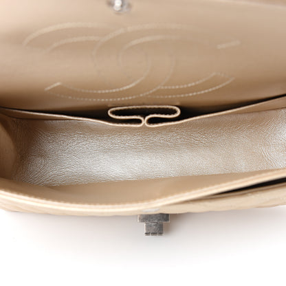 Chanel Metallic Sheepskin Quilted 2.55 Reissue 225 Flap Beige 4 of 9