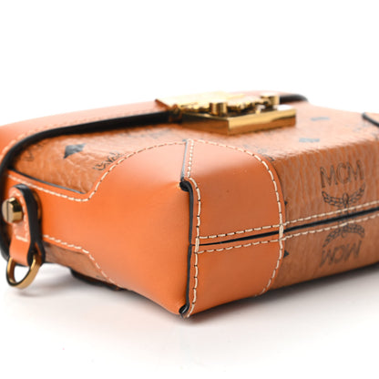 MCM Visetos Soft Berlin Convertible Belt Bag Cognac 7 of 10