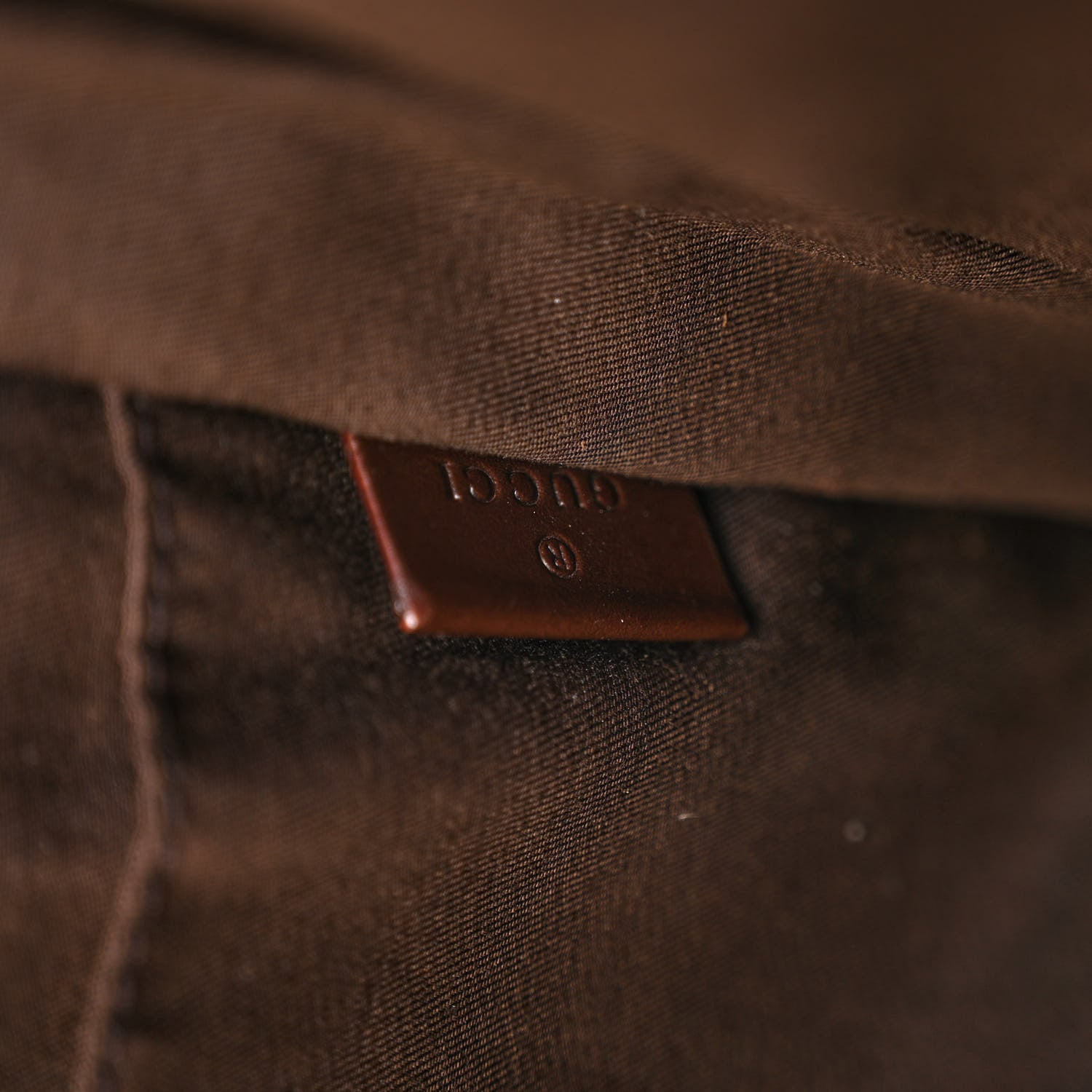 Gucci Monogram Laptop Briefcase Dark Brown 7 of 10
