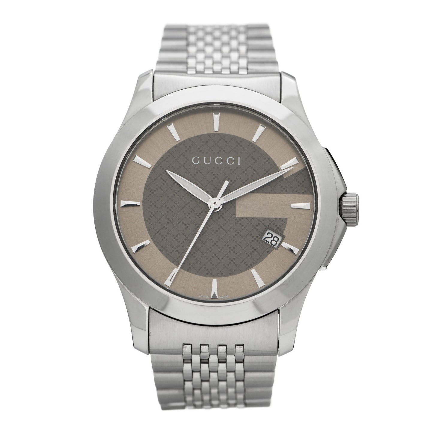 Stainless Steel 38mm G-Timeless Quartz Watch Brown