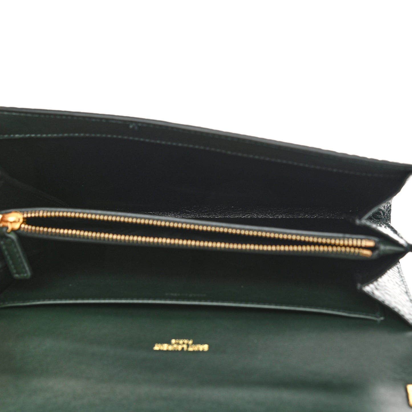 Calfskin Crocodile Embossed Monogram Mini Uptown Crossbody Dark Mint