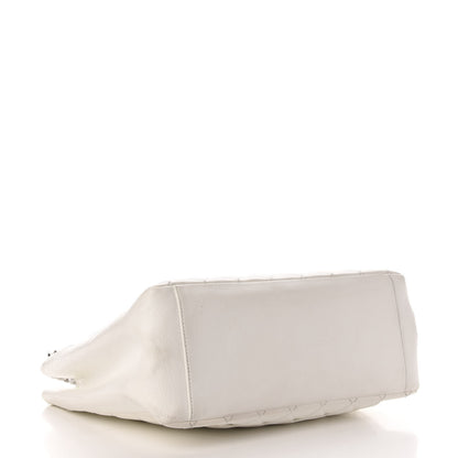 Chanel Caviar Quilted Grand Shopping Tote GST White 4 of 12