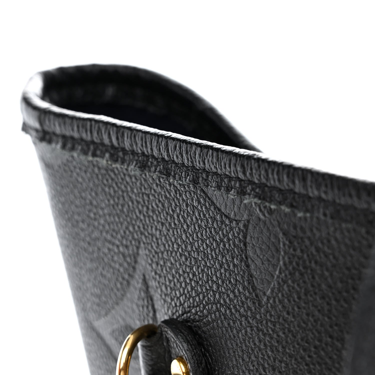 Louis Vuitton Empreinte Monogram Giant Neverfull MM Black 10 of 12