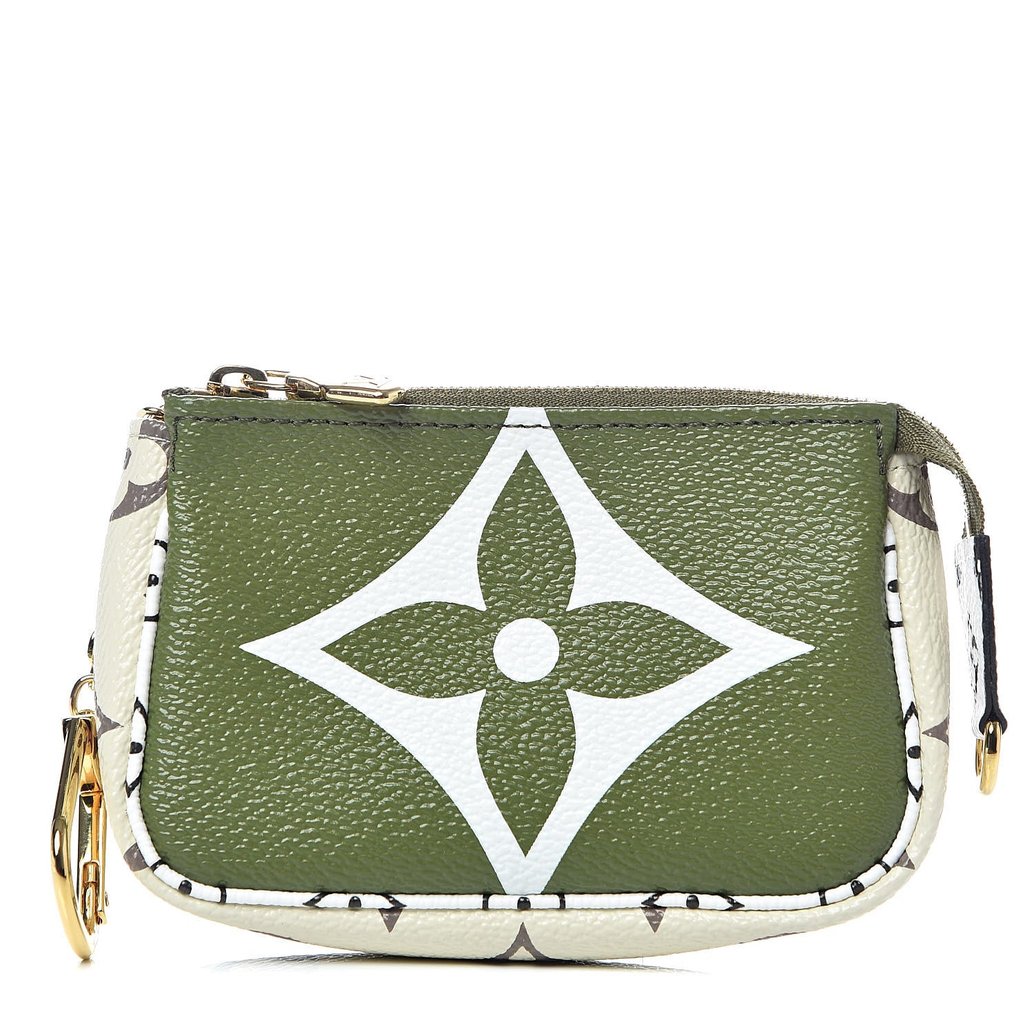 Louis Vuitton Monogram Giant Micro Pochette Accessories Kaki White 1 of 8