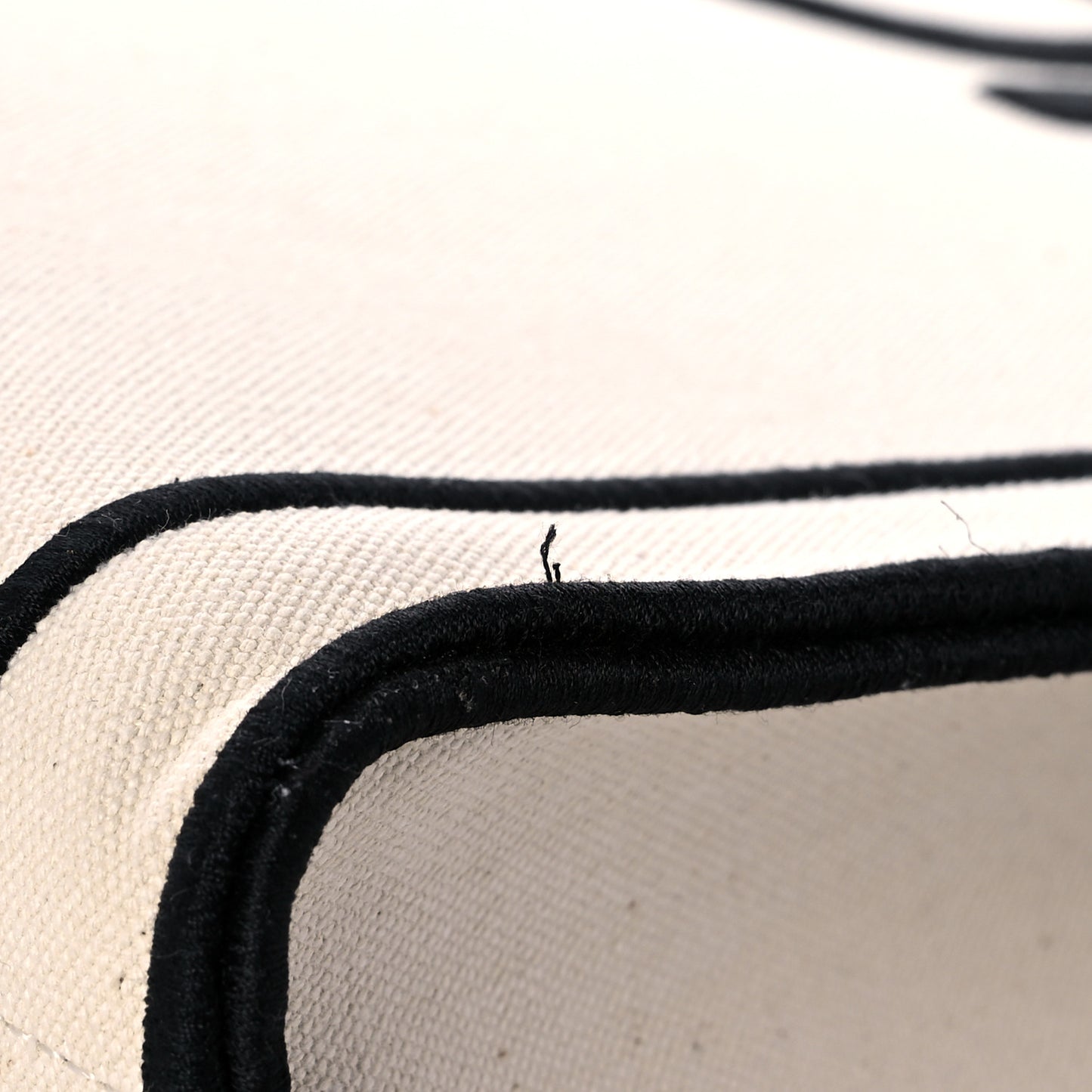 Canvas Logo Large Shopping Tote Grezzo Black
