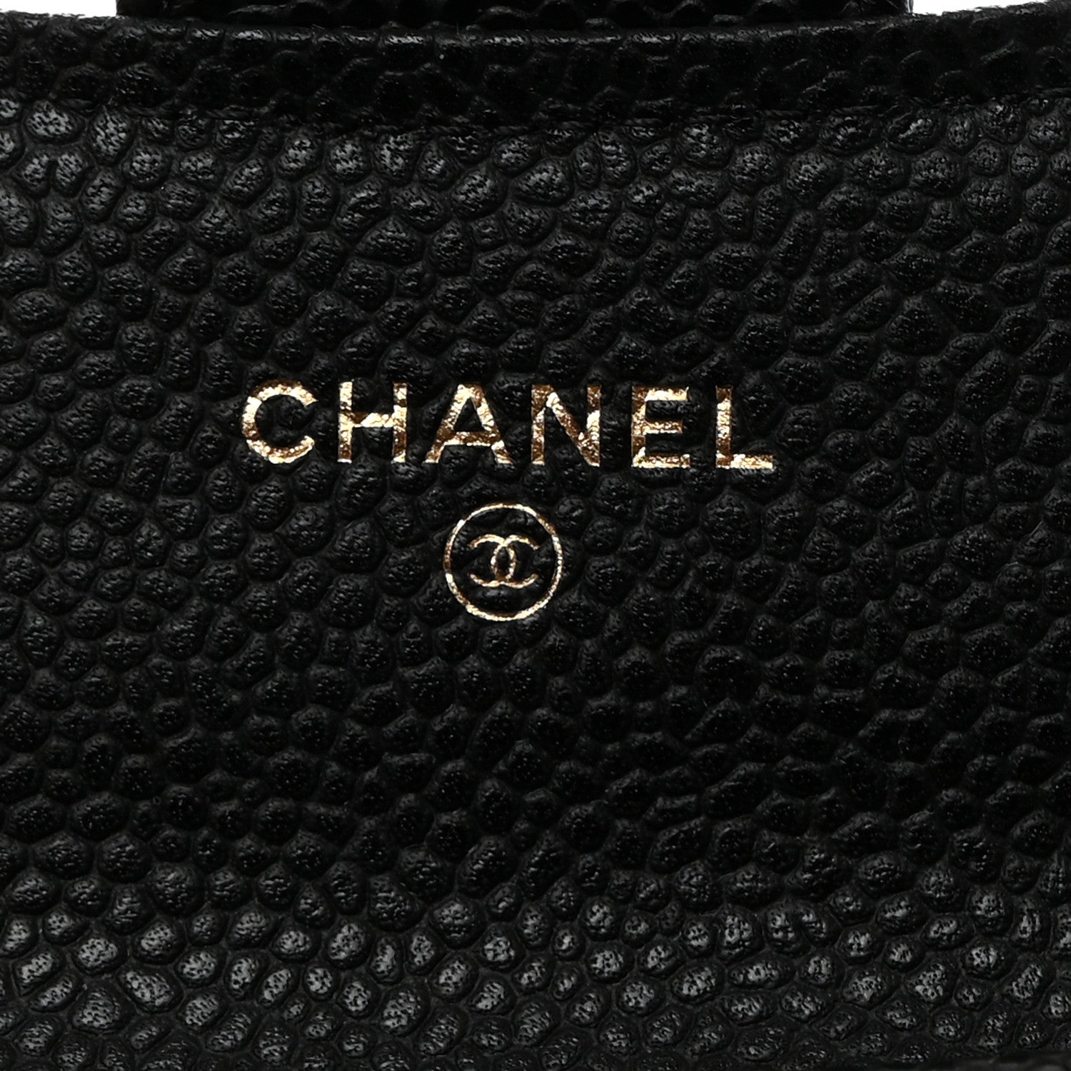Chanel Caviar Quilted Flap Card Holder Wallet Black 6 of 8