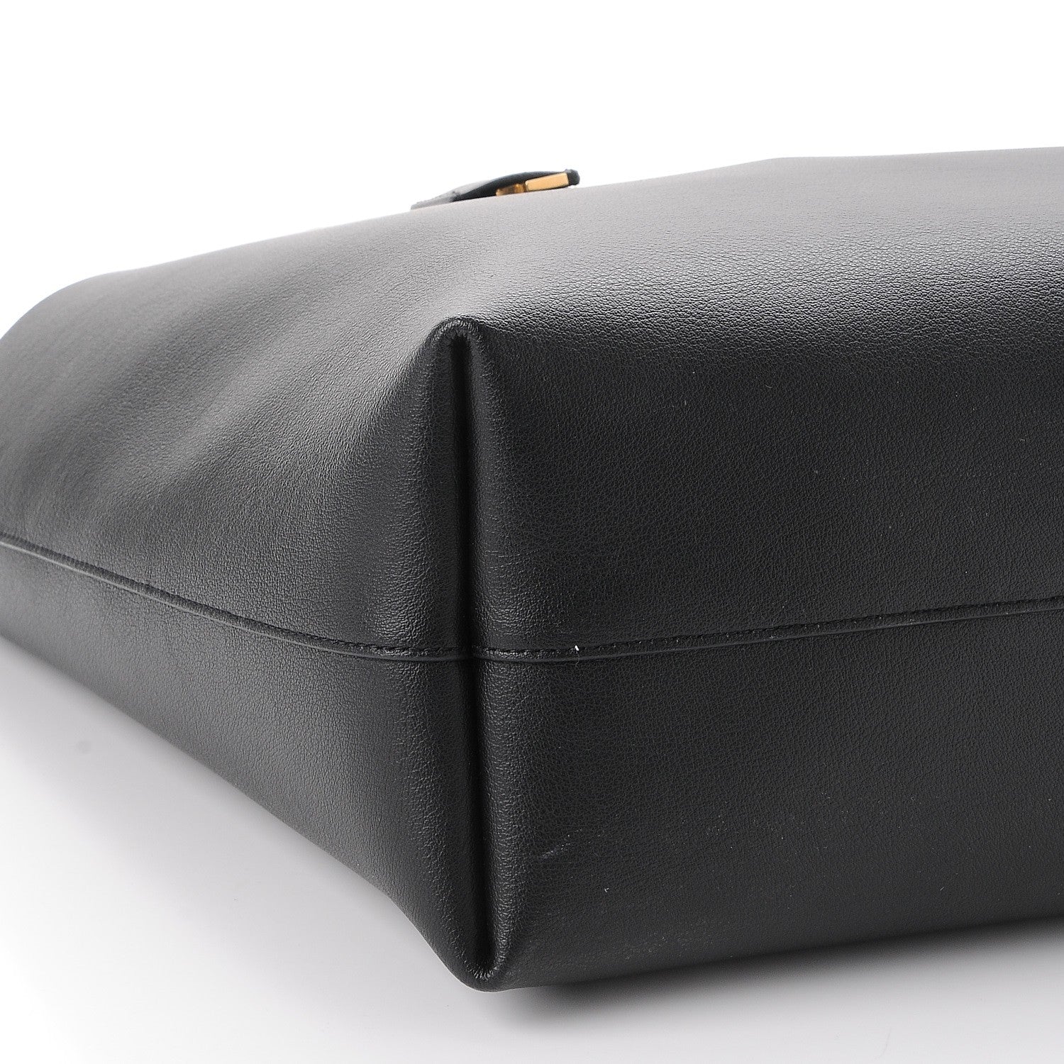 Saint Laurent Calfskin Large Shopping Tote Black 10 of 11
