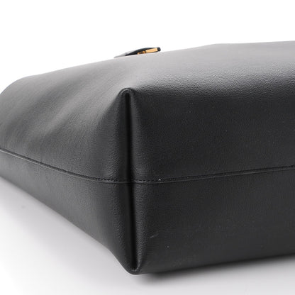 Saint Laurent Calfskin Large Shopping Tote Black 10 of 11