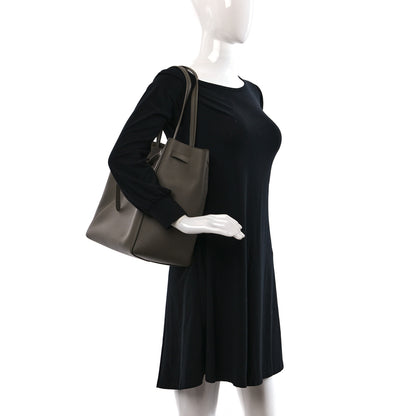 Celine Soft Grained Calfskin Small Belt Cabas Phantom Taupe 2 of 10