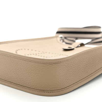 Hermes Taurillon Clemence Sangle Evelyne TPM Beige Marfa 10 of 10