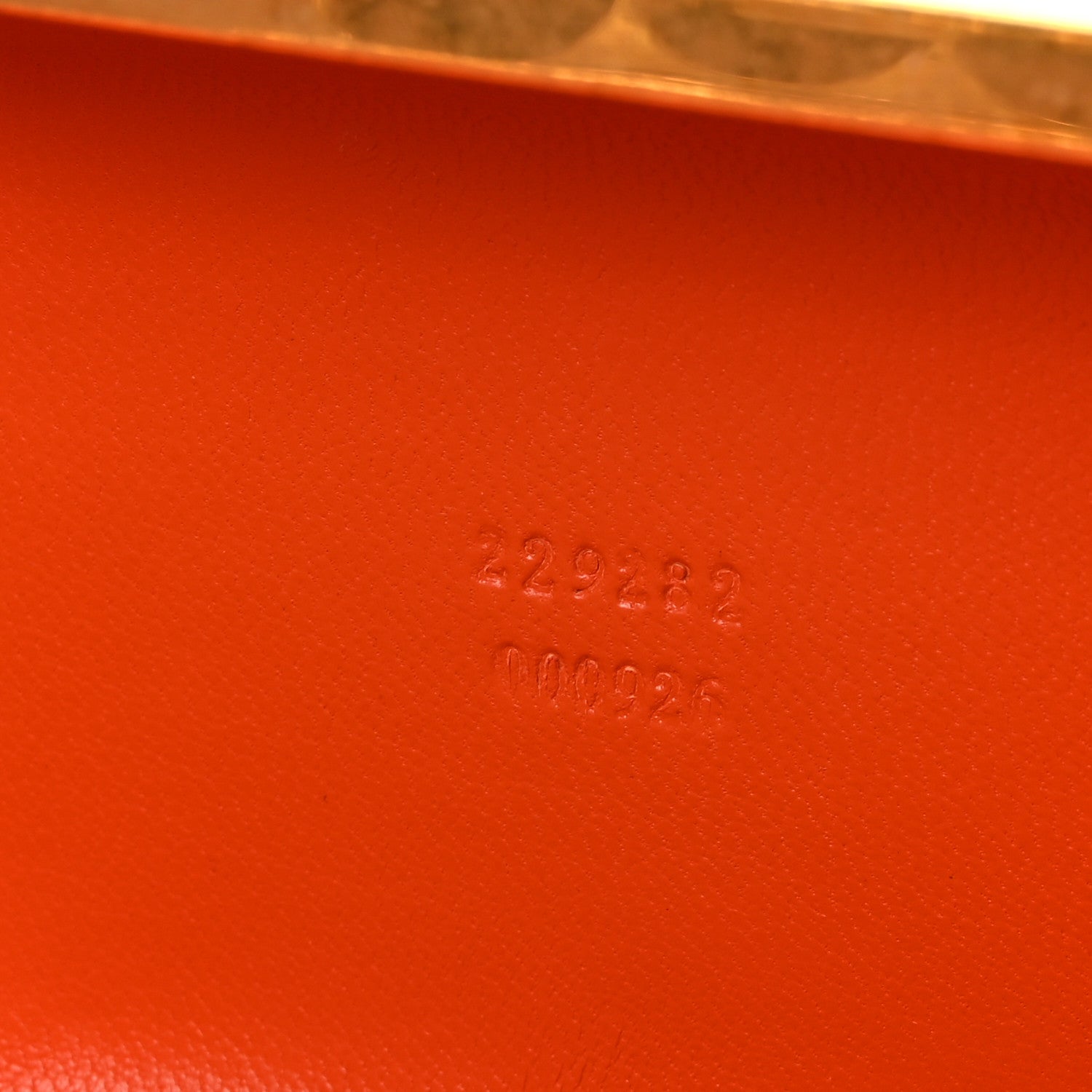 Alexander McQueen Snakeskin Knuckle Box Clutch Orange 7 of 8