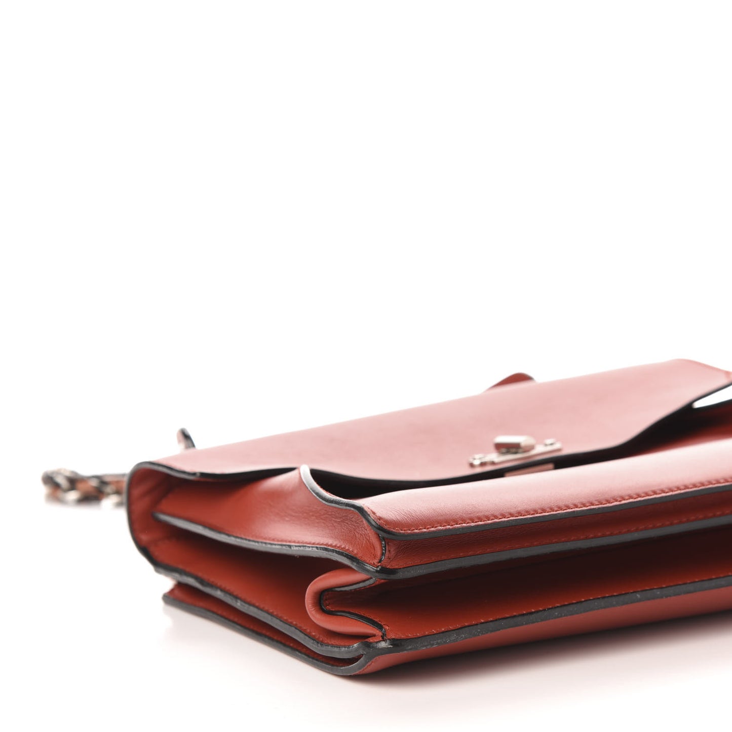 Calfskin Medium Hava Top Handle Bag Brick
