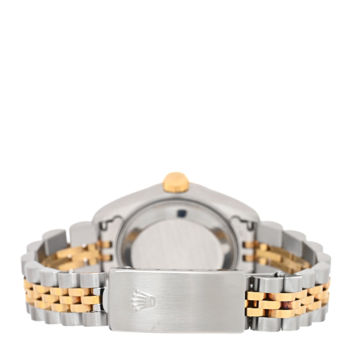 Rolex Stainless Steel 18K Yellow Gold Diamond 26mm Oyster Perpetual Datejust Watch Champagne 69173 3 of 4