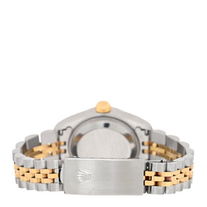 Rolex Stainless Steel 18K Yellow Gold Diamond 26mm Oyster Perpetual Datejust Watch Champagne 69173 3 of 4
