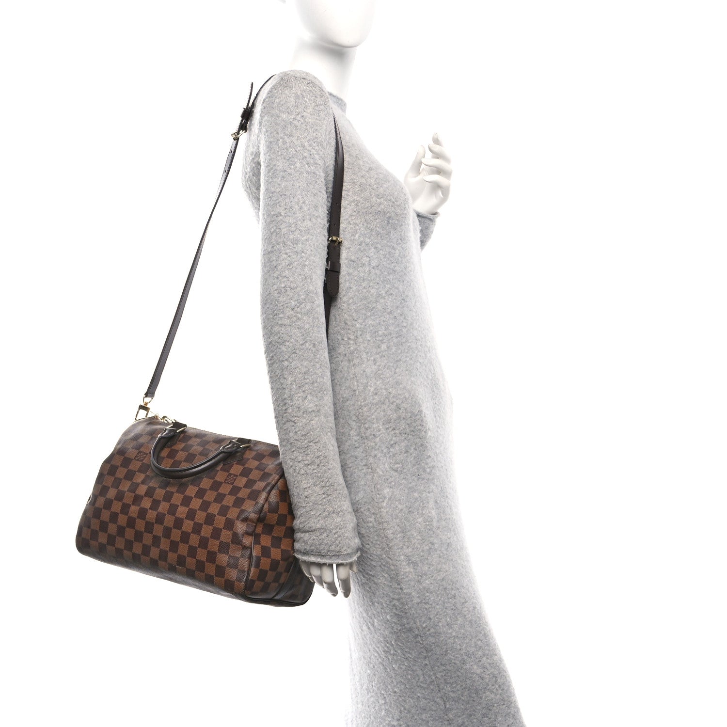 Louis Vuitton Damier Ebene Speedy Bandouliere 30 2 of 11