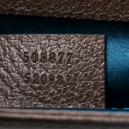 Gucci GG Supreme Monogram Web Small Ophidia Chain Shoulder Bag Brown 7 of 17