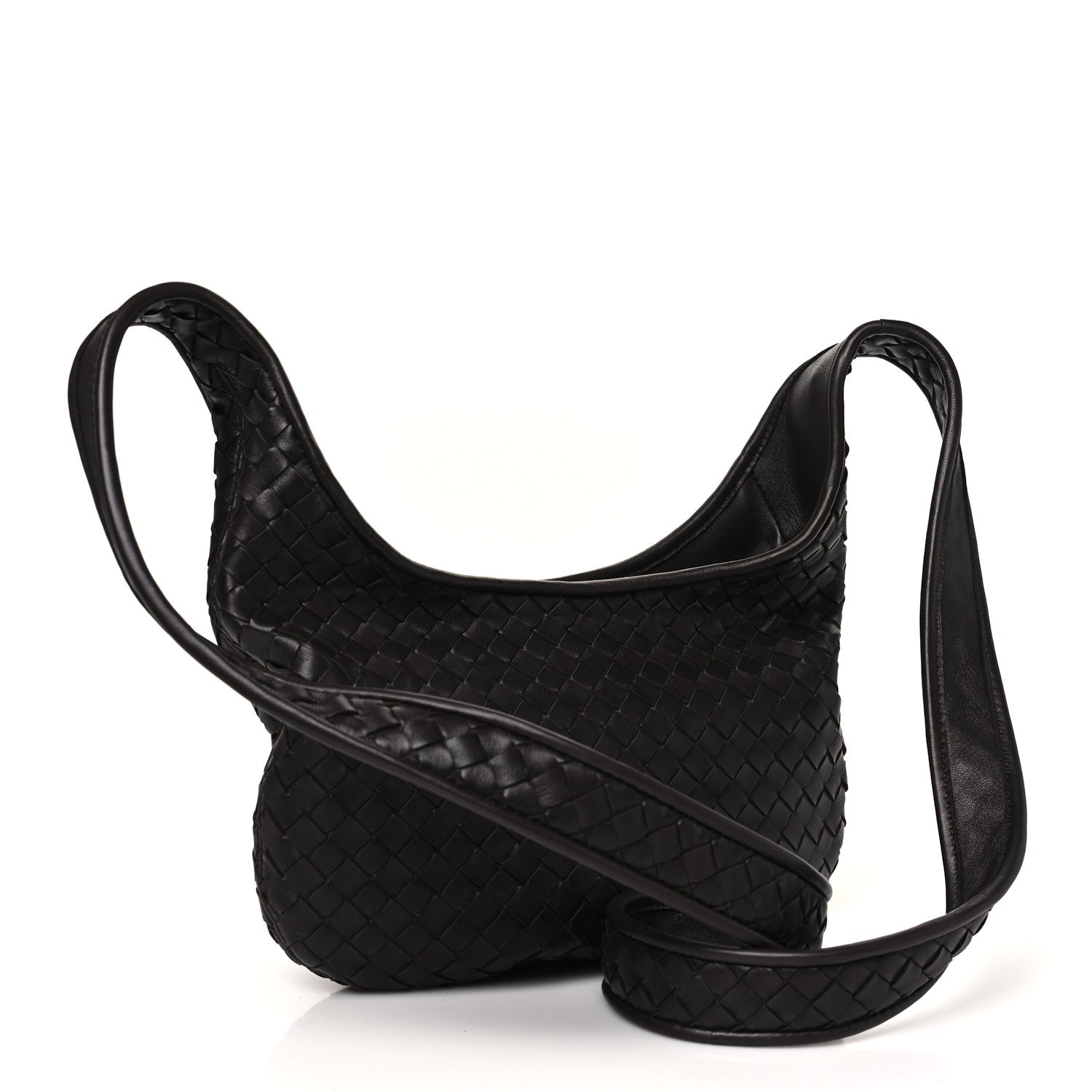 Bottega Veneta Nappa Intrecciato Small Veneto Crossbody Bag Fondant 3 of 10
