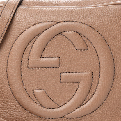 Gucci Pebbled Calfskin Small Soho Disco Bag Rose Beige 12 of 12