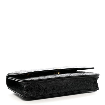 Chanel Caviar Quilted Wallet on Chain WOC Black 4 of 12