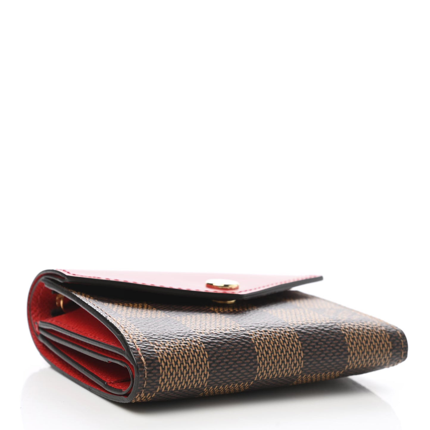Damier Ebene Zoe Wallet Coquelicot