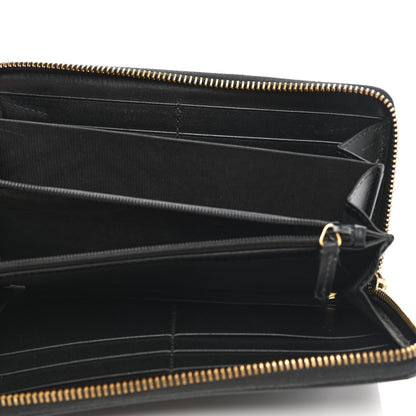 Gucci Smooth Calfskin Zip Around Wallet Black 5 of 14