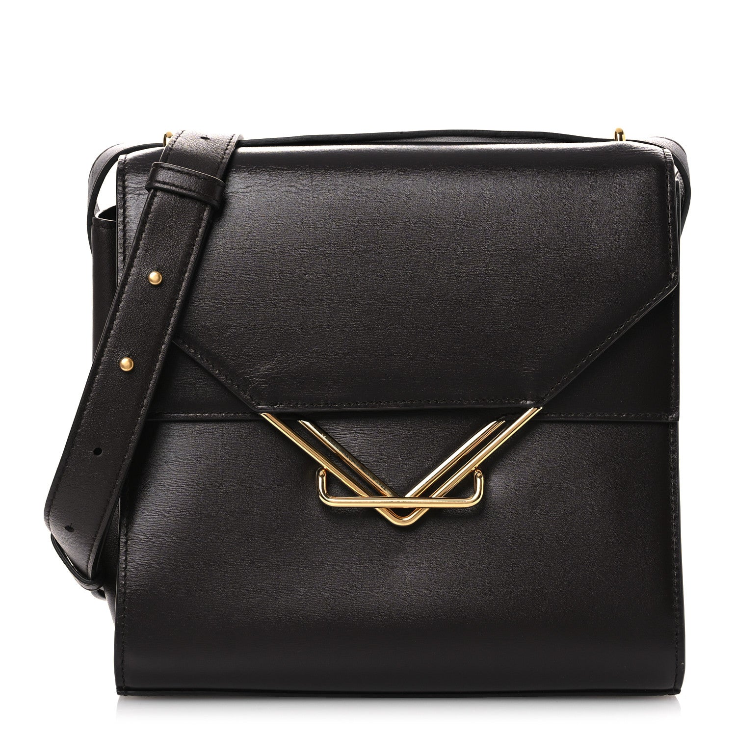 Bottega Veneta Box Calfskin Nappa Clip Bag Fondant 1 of 12