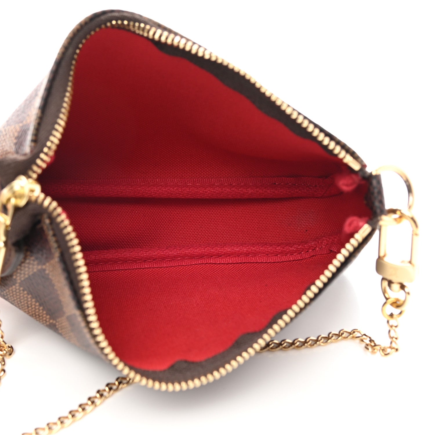 Louis Vuitton Damier Ebene Mini Pochette Accessories 5 of 8