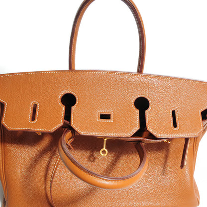 Hermes Togo Birkin 35 Gold 26 of 31