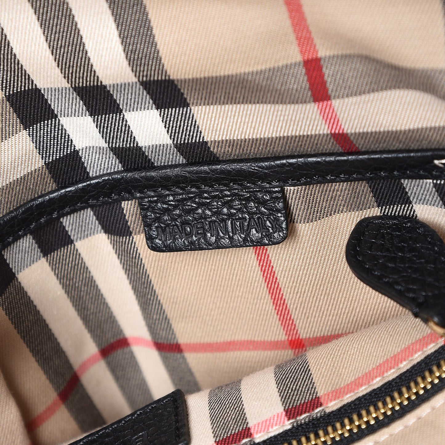 London Grainy Calfskin Medium Greenwood Bowling Bag Black
